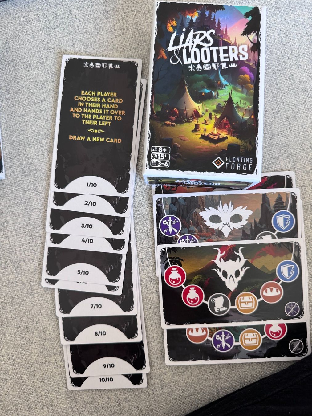 Giochi: Liars & Looters + Mayhem Erweiterung  - Kickstarter – Nuovo (secondo la descrizione) da Basel venduto da liz_kqf6 2