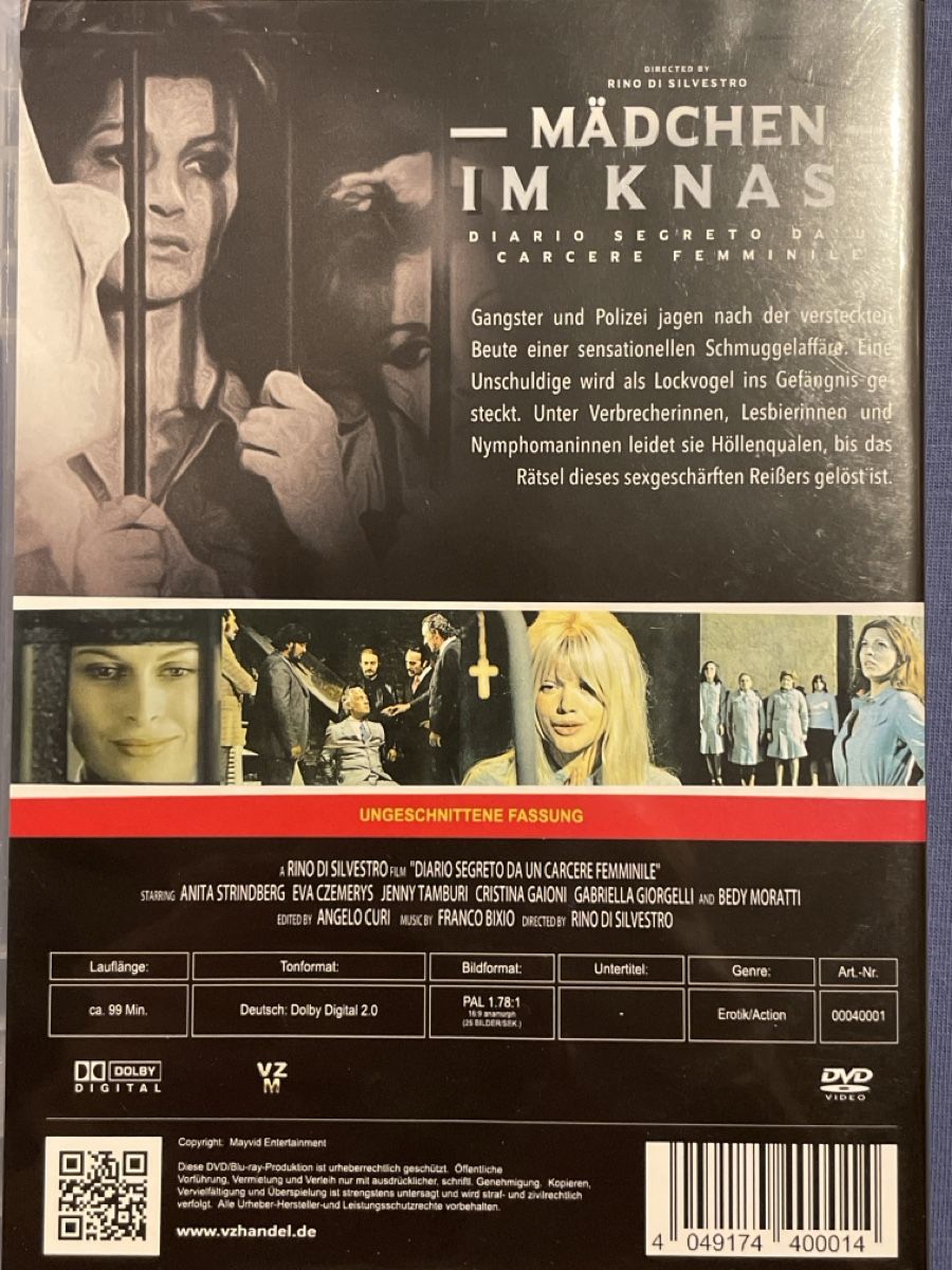 Alle DVDs: Mädchen im Knast (1973) – Gebraucht aus Waldenburg von Mimily33 1