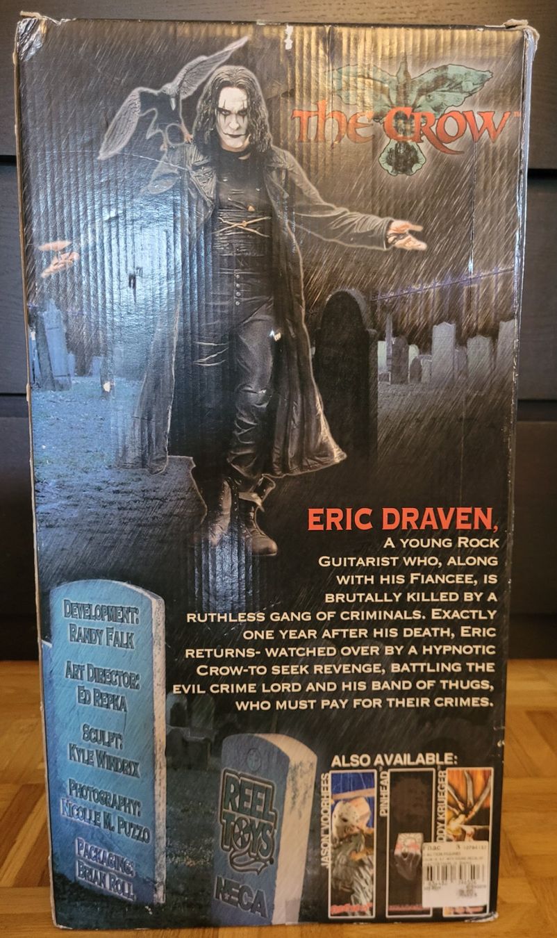 Neca Statuette: THE CROW Eric Draven 18" Figur NECA 2004 RARE NEU & OVP – Nuovo e nell'imballaggio originale da Arbon venduto da Wizle 2