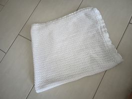 Babydecke, weiß 70x90 cm