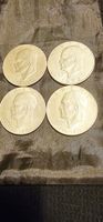 4x USA One Dollar Eisenhower Dollar 1972 1976