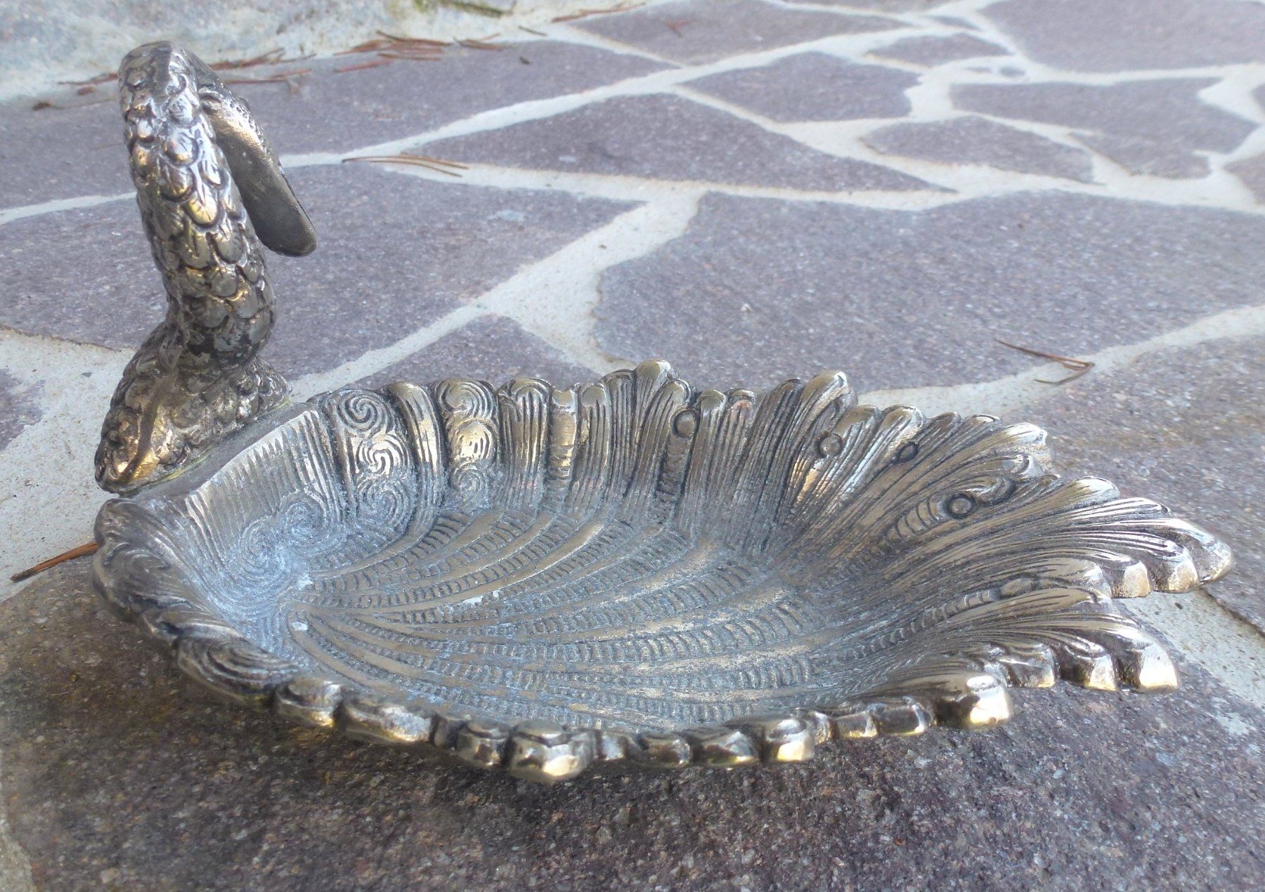 Figuren: ++ Schwan aus Metall - wunderschön verziert – Gebraucht aus Walkringen von Casablanca777 5