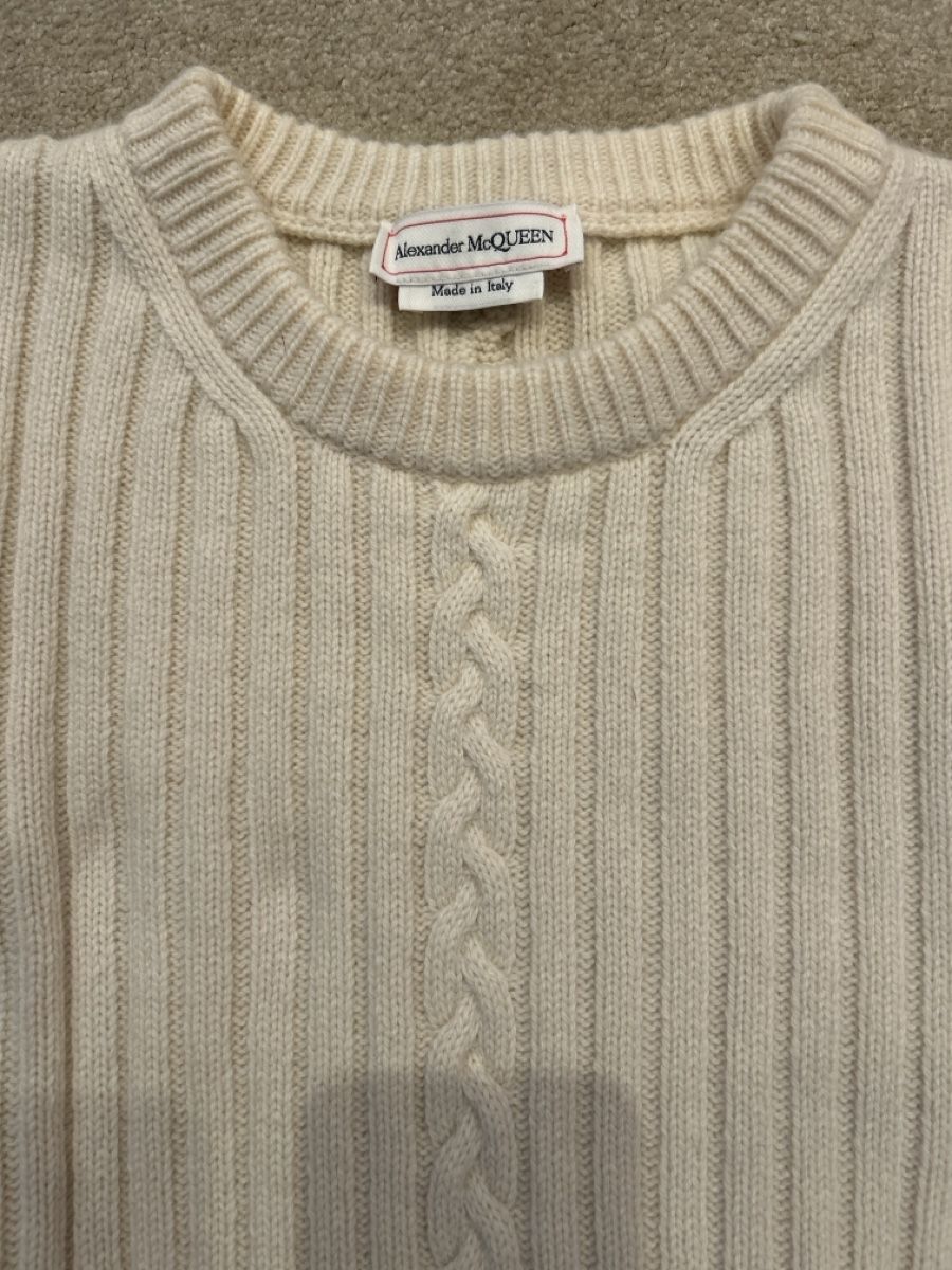Alexander Mcqueen Pullover & Sweatshirts: Alexander McQueen Pullover gerippt beige Grösse XL – Gebraucht aus Zürich von JLaurenti 2