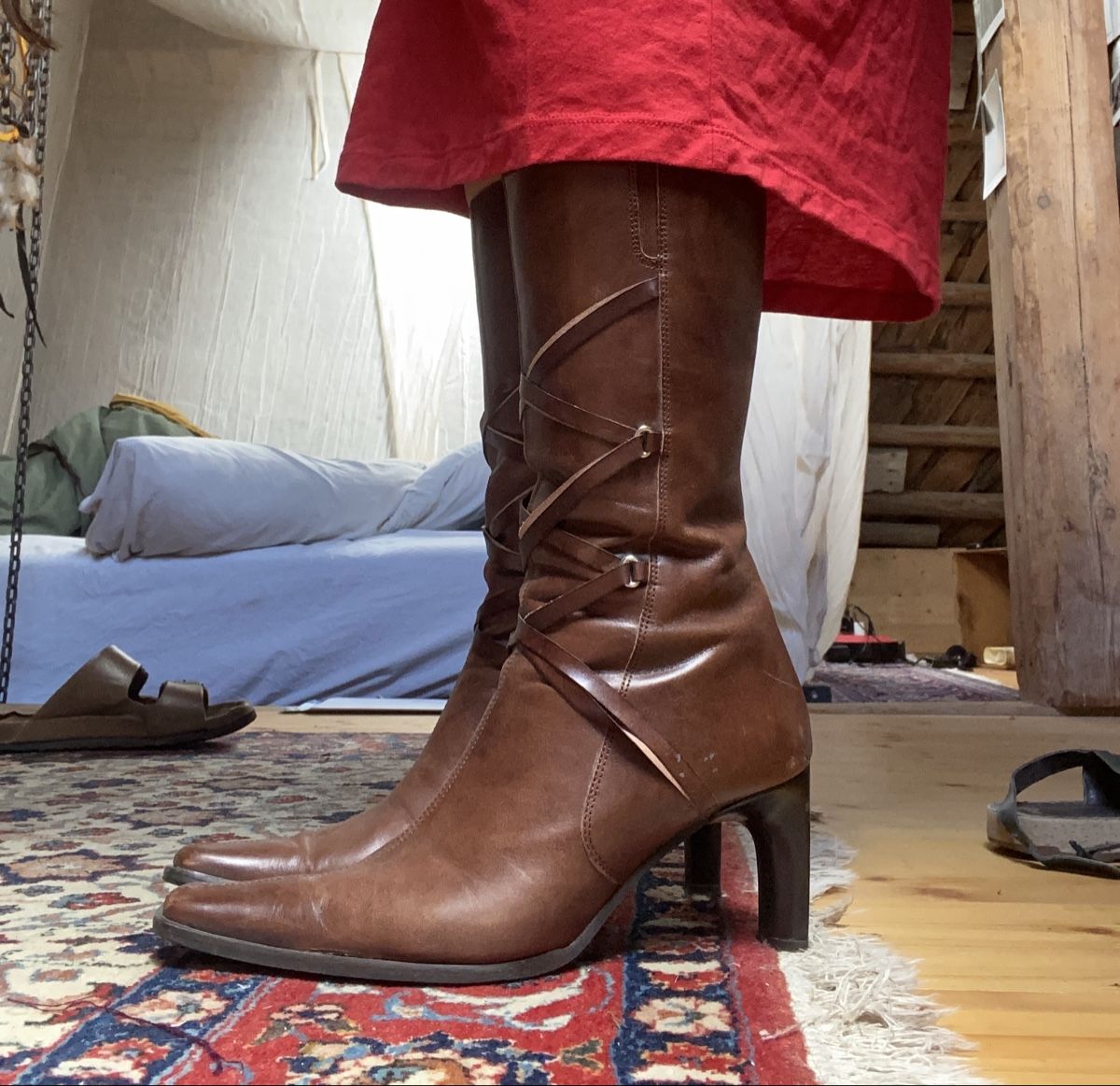 Scarpe da donna: Mega coole Boots Stiefel Spitzig  – Usato da Rehetobel venduto da Norea69 1