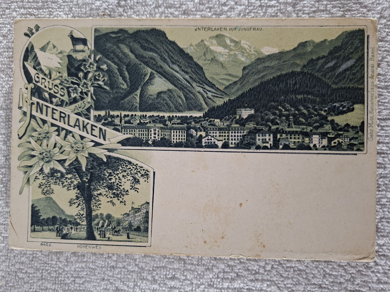 Ansichtskarten: Ansichtskarte Interlaken – Gebraucht aus Grindelwald von carro5