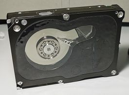 Western Digital 150GB Festplatte mit Schaufenster