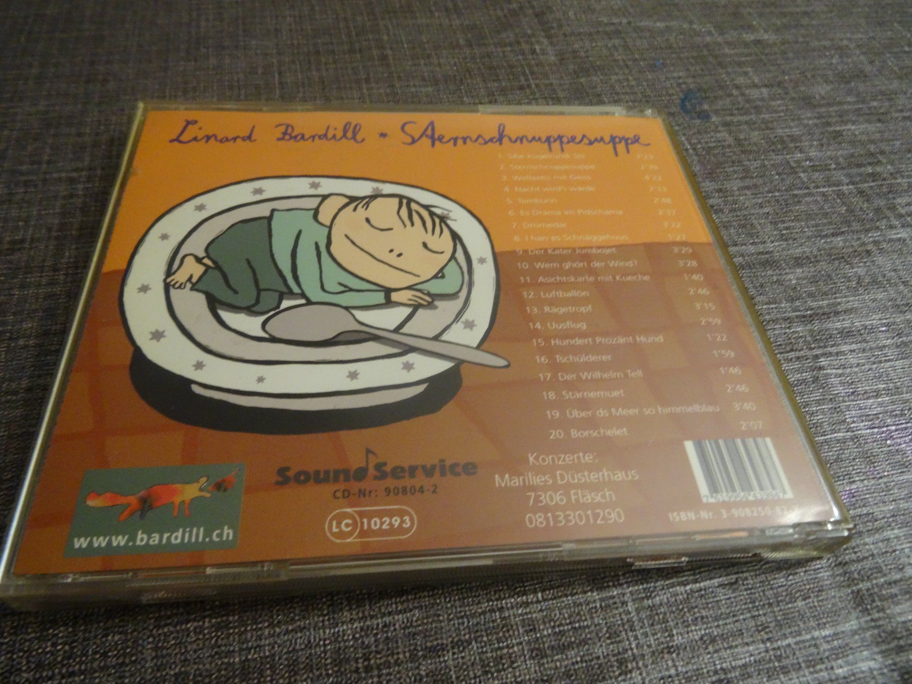 CD: Linard Bardill - Sternschnuppe Suppe CD Kinderlieder – Usato da Olten venduto da Disc-Ausverkauf 1
