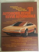 Oldtimer Automobil Revue Automobile AR Katalog 81 / 1981