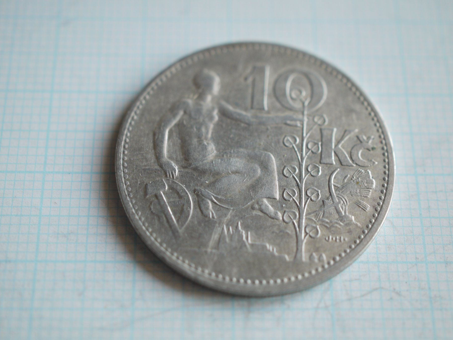 Tutti le monete: 1930 Repu.Ceskoslovenka 10 K. – Usato da Gross venduto da Retro20 1
