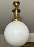 Opalin Deckenlampe Top Zustand H.50cm