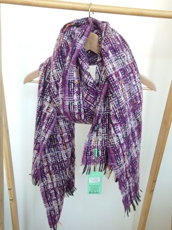 Weicher neuwertiger Damen Schal ca. 62cm x 200 cm kariert
