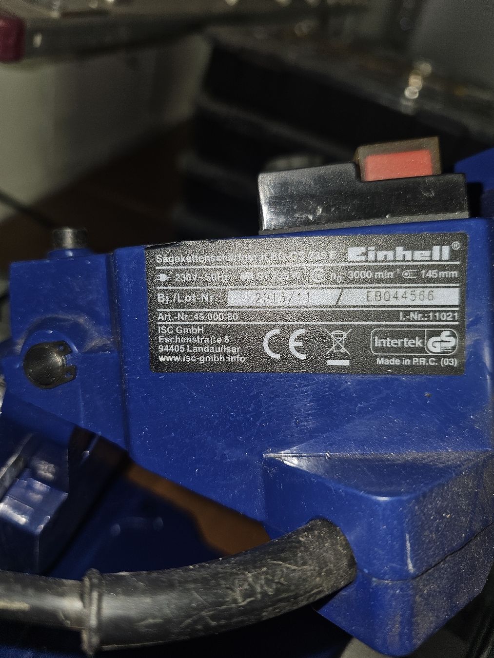Einhell Schleifen & Polieren: Kettenschleifgerät Einhell BG-CS 235 E gebraucht – Gebraucht aus Ramlinsburg von mog_z855 5