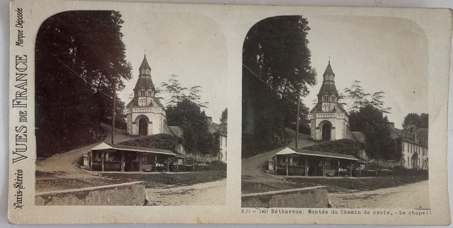 Cartes postales: Stereofoto, Bétharram, Frankreich – D'occasion à Frauenfeld par Merk52