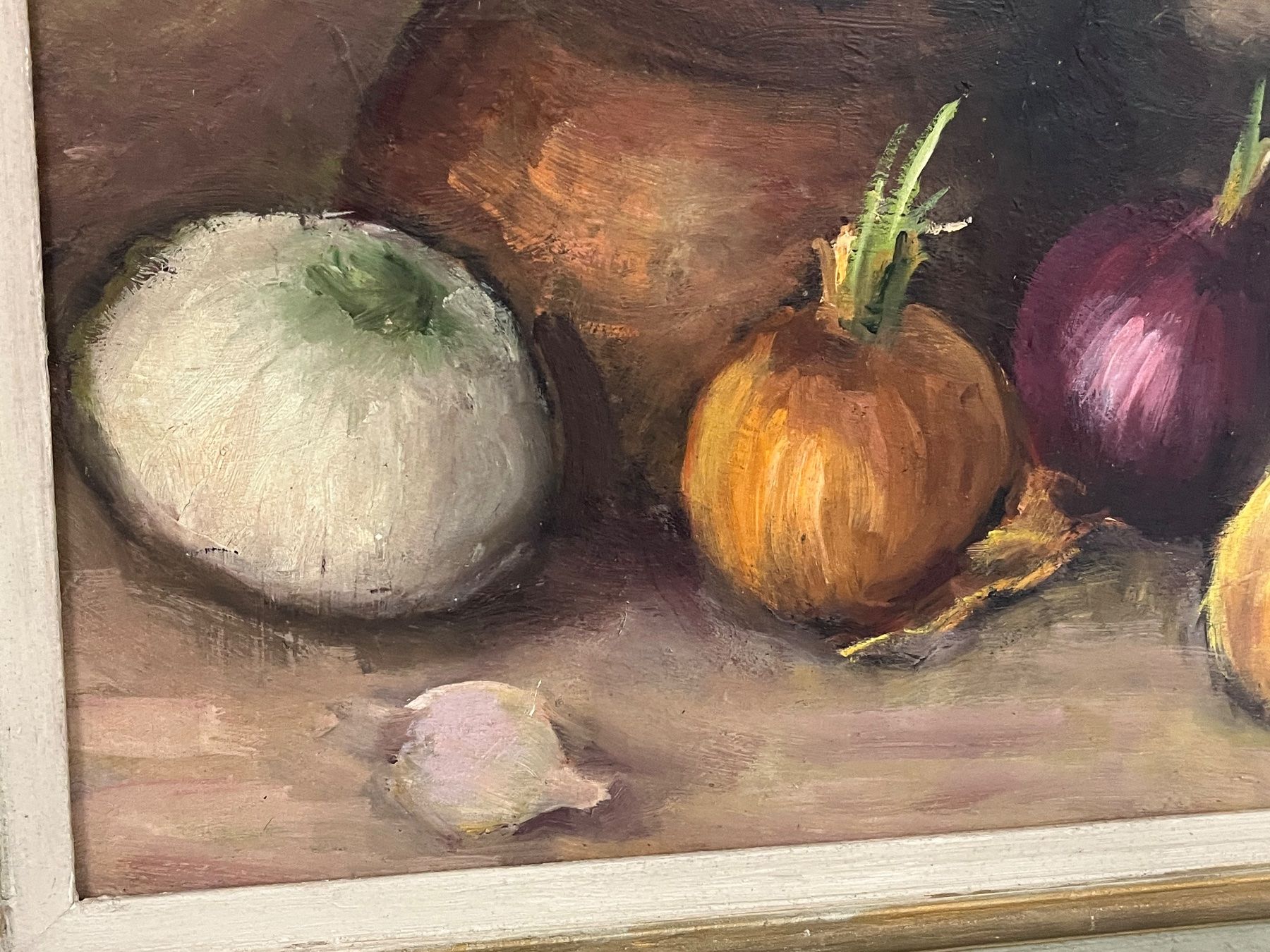 Dipinti: Vintage Stillleben Malerei - Rustikale Küchenkunst – Usato da Basel venduto da PAUL_ART 5