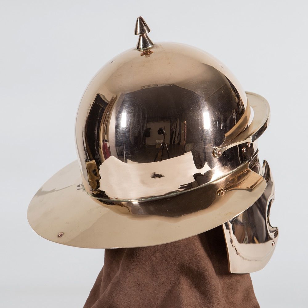 Abbigliamento & accessori d'epoca: Römischer Legionärshelm aus massiver Bronze – Nuovo (secondo la descrizione) da Männedorf venduto da Haegar68 2