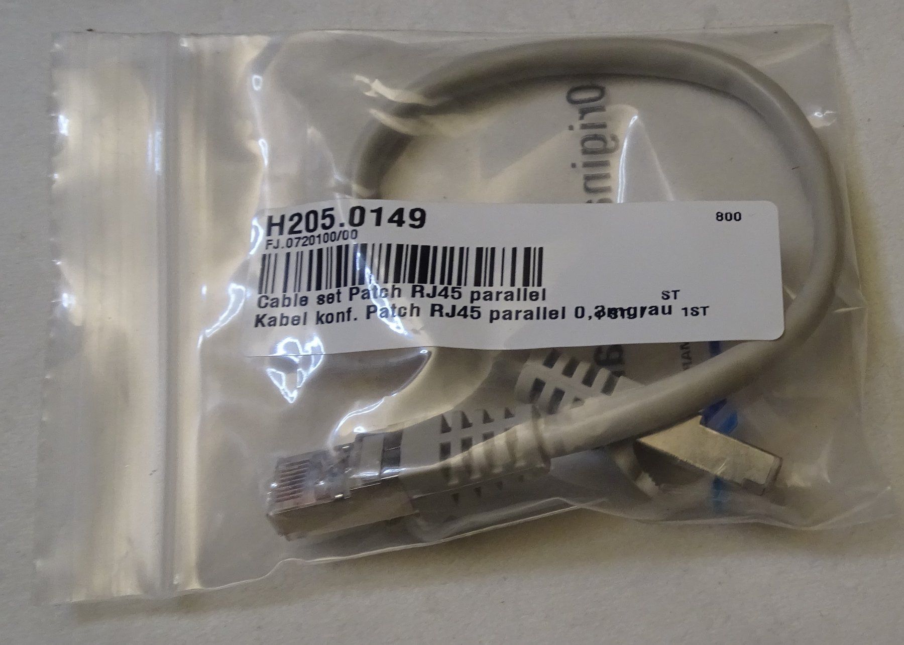 Cavi: ***TOP*** Kabel konf. Patch RJ45 parallel 0.30m ***TOP*** – Nuovo e nell'imballaggio originale da Zofingen venduto da Felix459