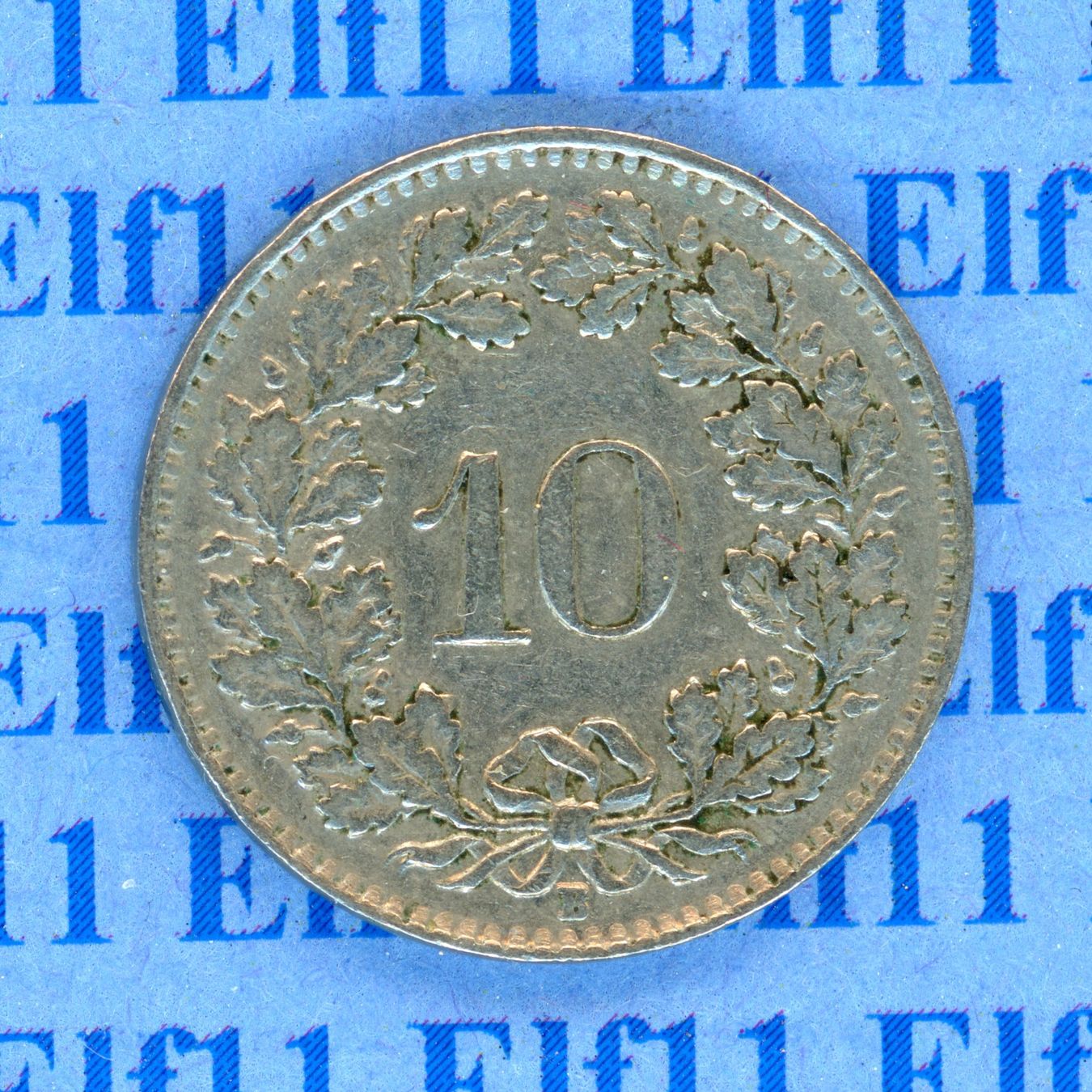 Tutti le monete: CHF___0.10 1945 -vz 10 Rappen – Usato da Widnau venduto da Elf11 1