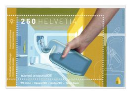 Schweiz 2025 WC Ente Sonderblock **
