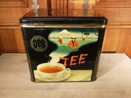 Blechbüchse Tee Geg aus den 1950iger Jahren, Alte Dose