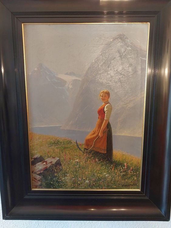Originalbild vom Maler Hans Dahl aus Norwegen Kaufen auf Ricardo