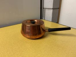 Kupfertopf mit Stiel und Deckel, Vintage von SIGGSchweiz.