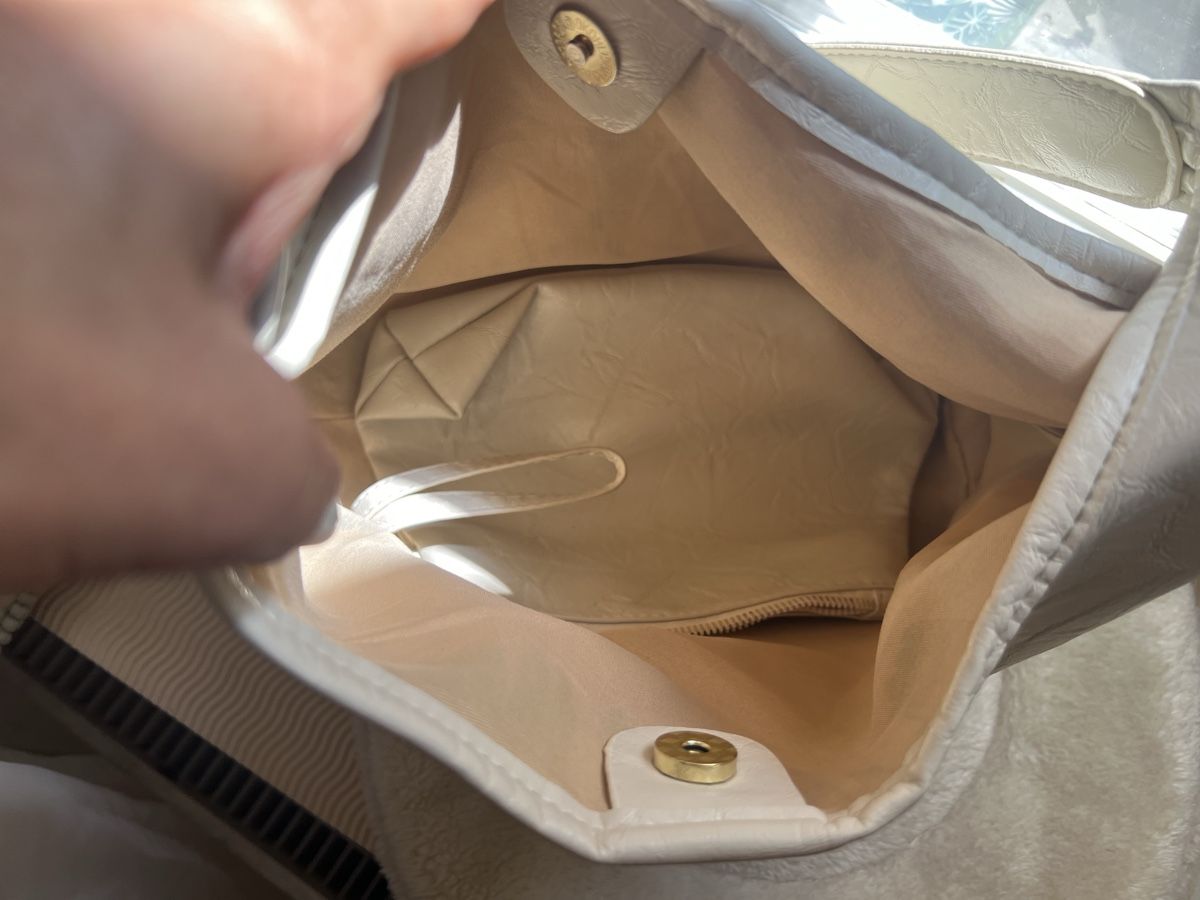 Borse da donna: Boho Tasche creme Kunstleder mit Pochette neuwertig – Nuovo (secondo la descrizione) da Bern venduto da kaeffy 2