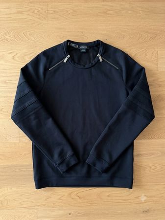 Versace Pullover dunkelblau Grösse L guter Zustand