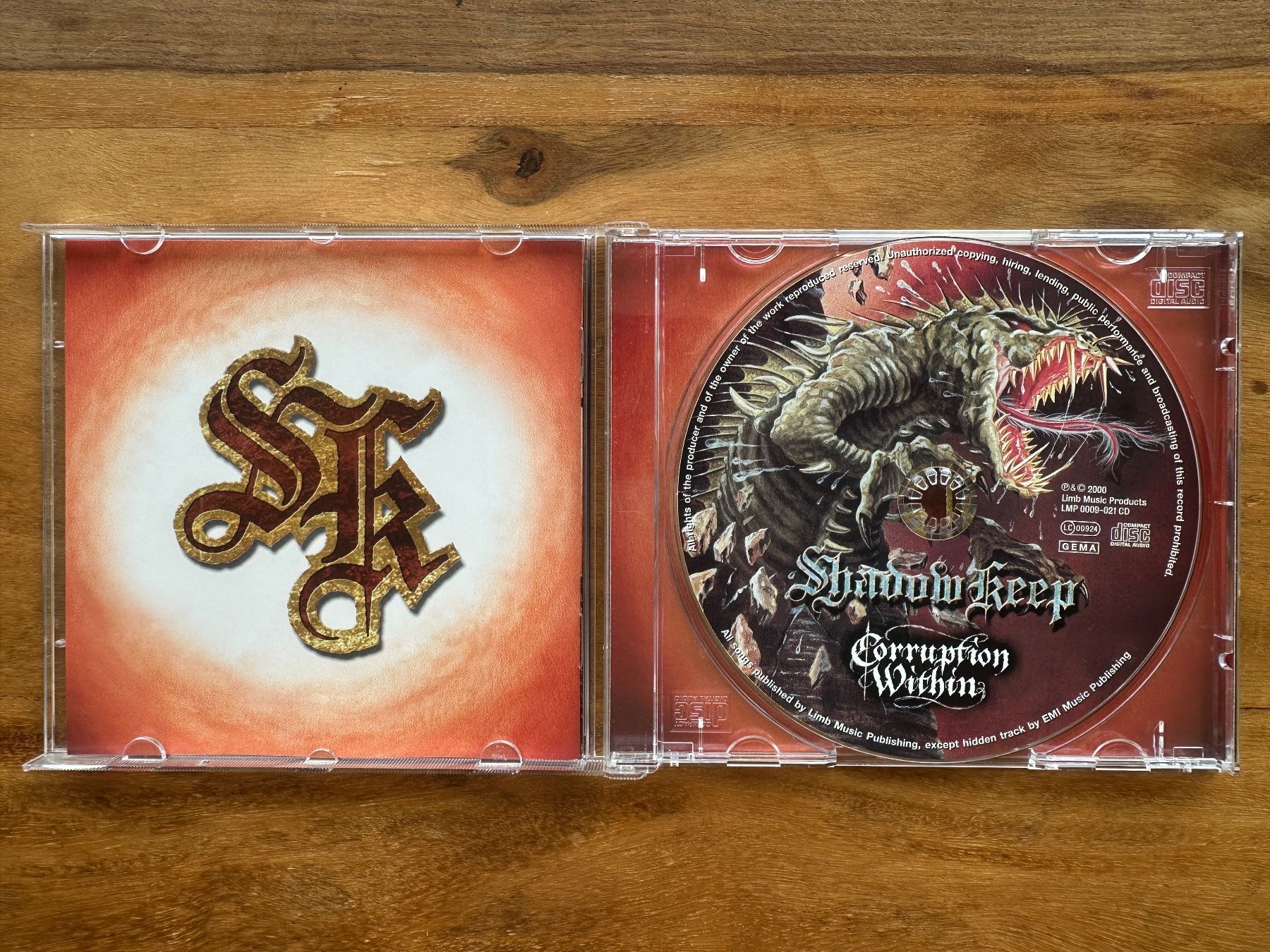 CD: Shadow Keep - Corruption Within (CD Progressive Metal) – Usato da Horgen venduto da flyingpenguin2000 1