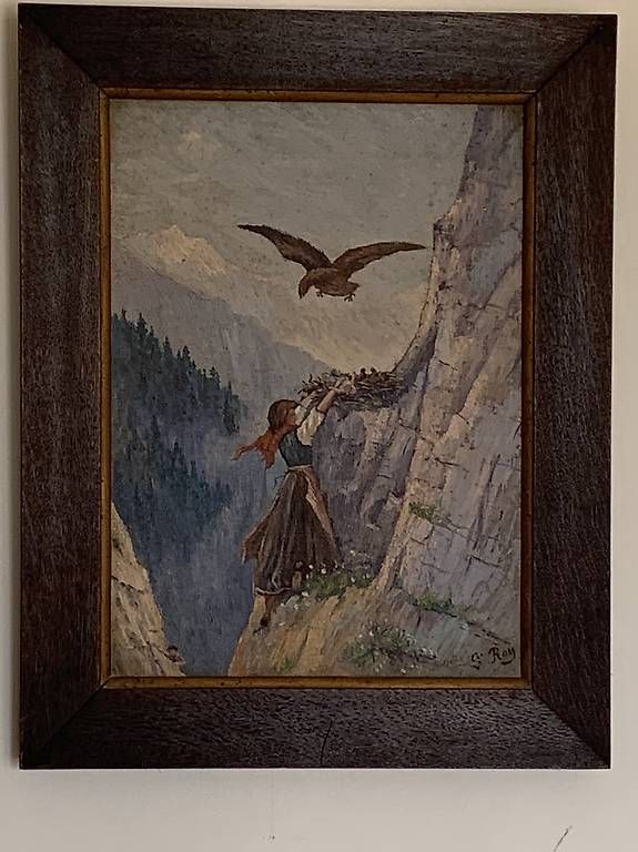 Dipinti: Tableau nid d aigle  – Usato da Renens VD venduto da the_j68r