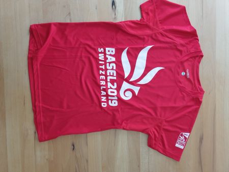 Clique Tshirt 2019 Basel World Championships Badmington Grös