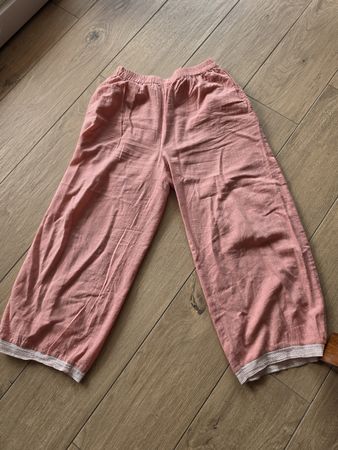 Pink pants Elastic waist EU 36