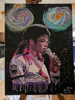Michael jackson univers pop art Peinture acrylique