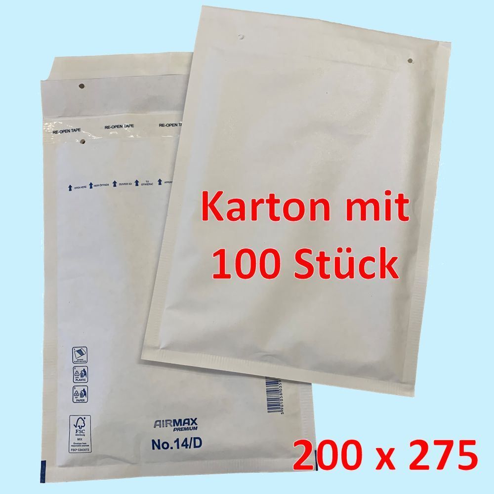 Buste & buste per spedizione: Luftpolstertaschen No. 14/D, 100 Stück – Nuovo e nell'imballaggio originale da Giubiasco venduto da softmail 1