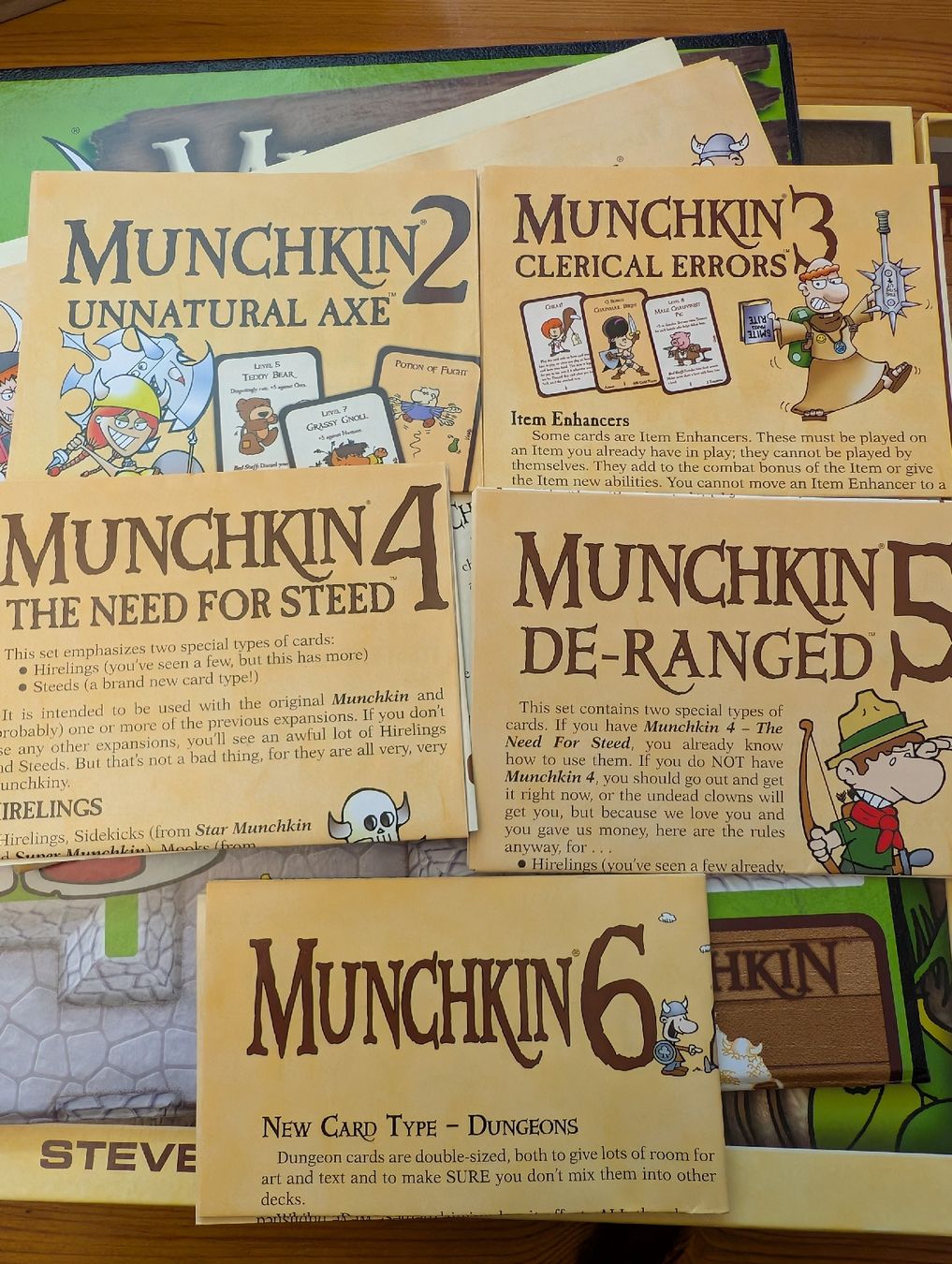 Giochi: Munchkin Deluxe + Addons – Usato da Bussy-Chardonney venduto da ChrisBB 1