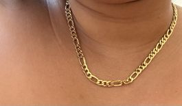 Kette Gold 750 Figarokette 13.12g Zustand gut