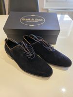 Herrenschuhe Gr. 42 Wildleder blau Brett & Sons