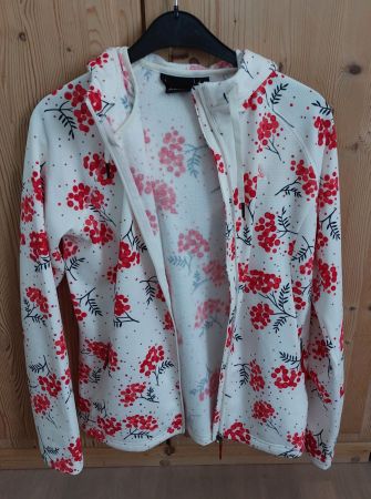 leichte Jacke mit Kapuze, neu und ungetragen, Gr. 40 / L
