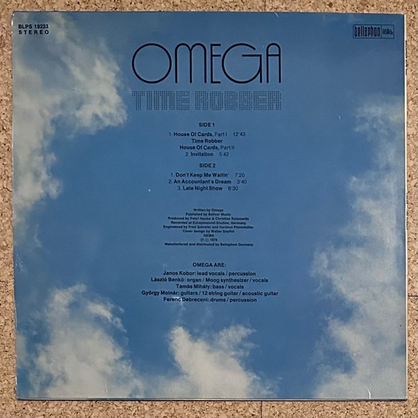 Dischi in vinile: LP - Omega - Time Robber – Usato da Breganzona venduto da Onairda75 1