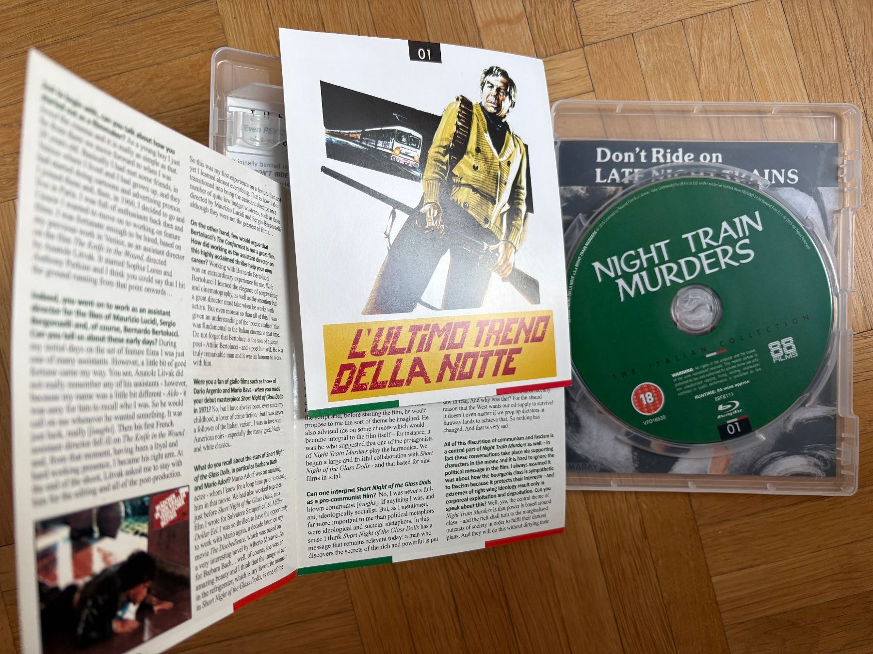 Alle DVDs: Night Train Murders - mit Booklet - Blu-ray – Neu (gemäss Beschreibung) aus Zürich von Malcom 1