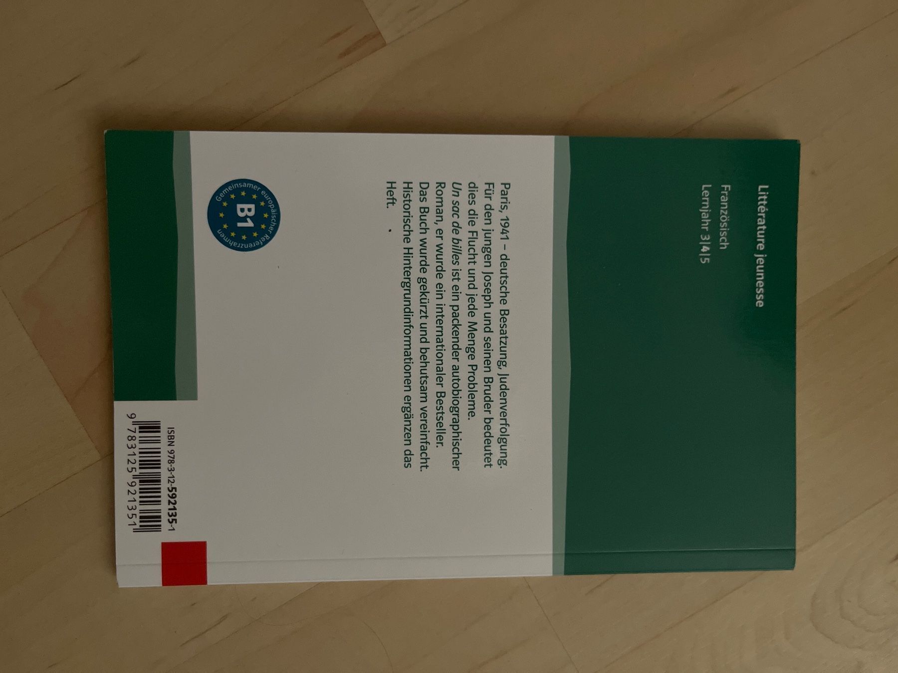 Bücher: Un sac de billes - Joseph Joffo – Gebraucht aus Lenzburg von eljare 1