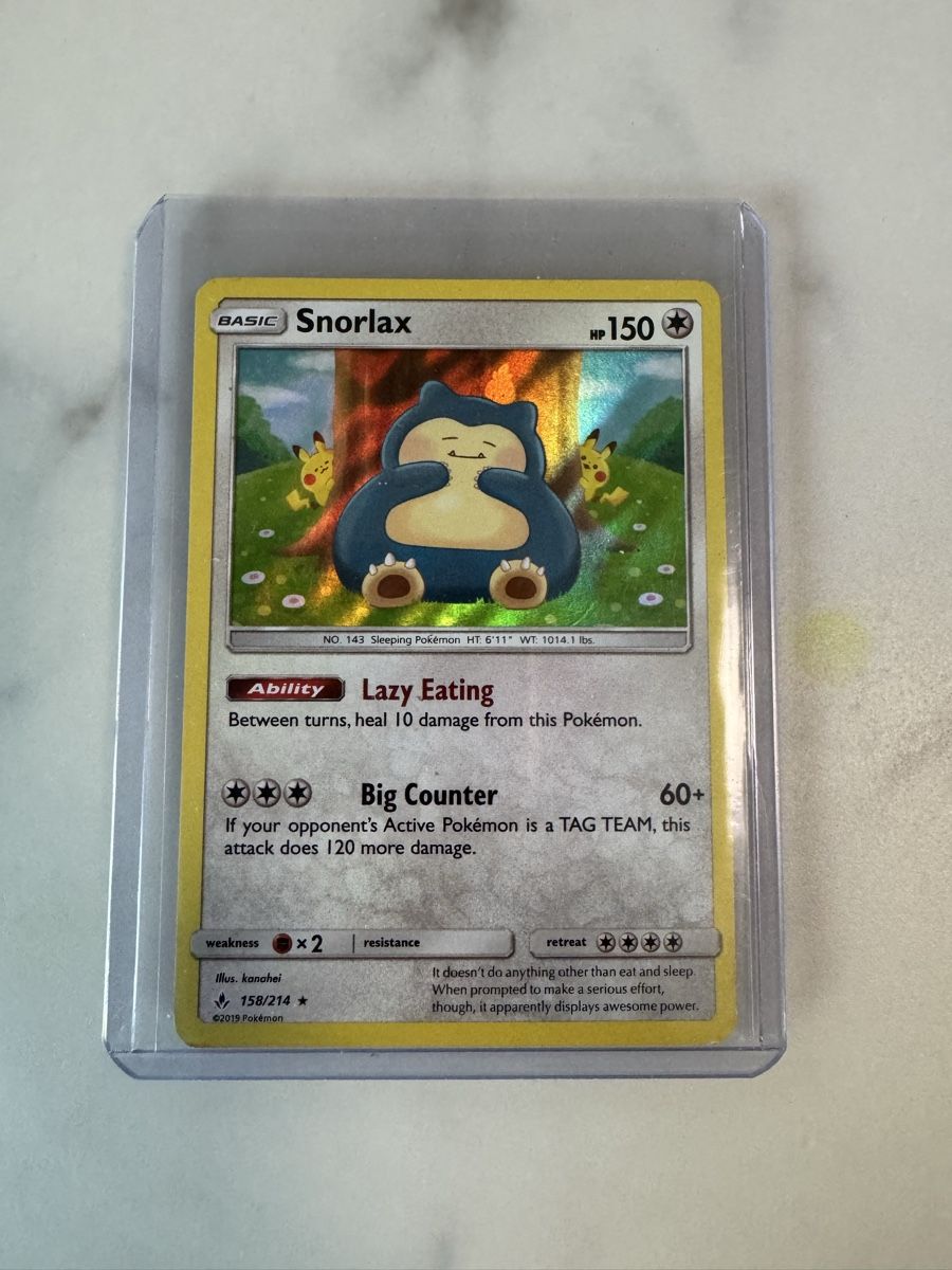 Pokémon Cartes à collectionner: Snorlax 158/214  – Neuf (Voir description) à Schlieren par Villy87