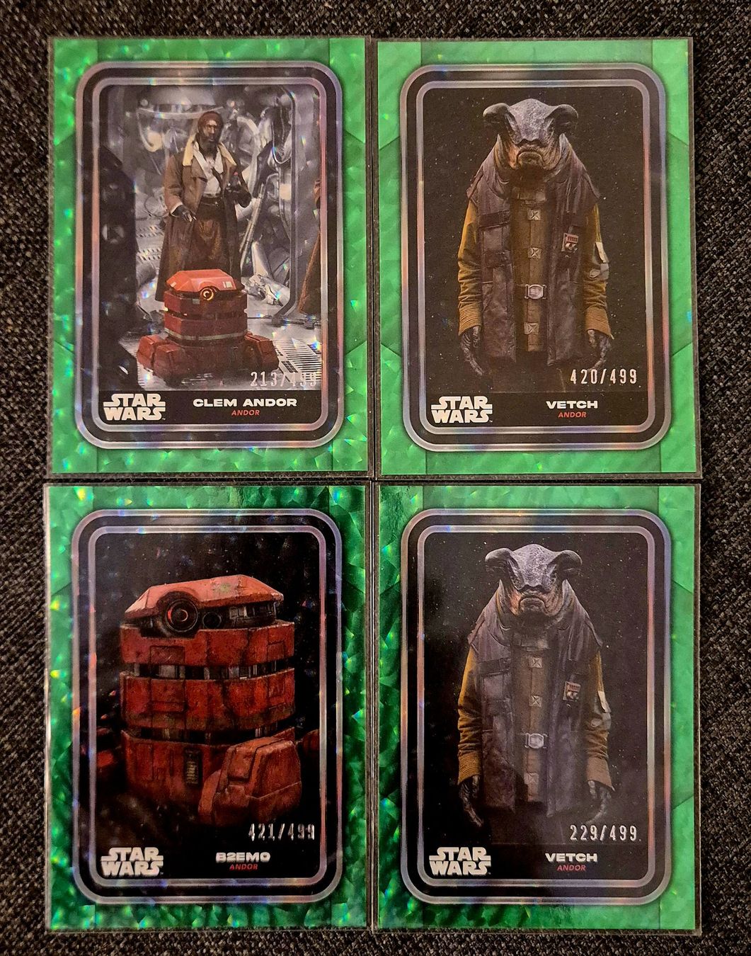 Topps Carte collezionabili: Topps Star Wars Flagship 2023 10 Nummerierte Karten – Nuovo (secondo la descrizione) da Zofingen venduto da Indigo47 2