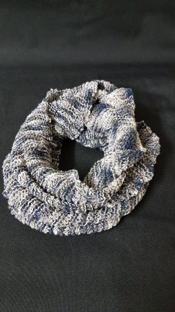 Schlauchschal handgestrickt