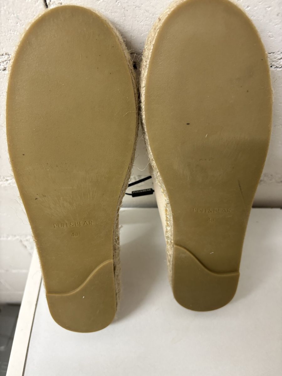 Chaussures hommes: PULL&BEAR Espadrilles beige/taupe Grösse 40 neu – Neuf (Voir description) à Thun par jeff070 4