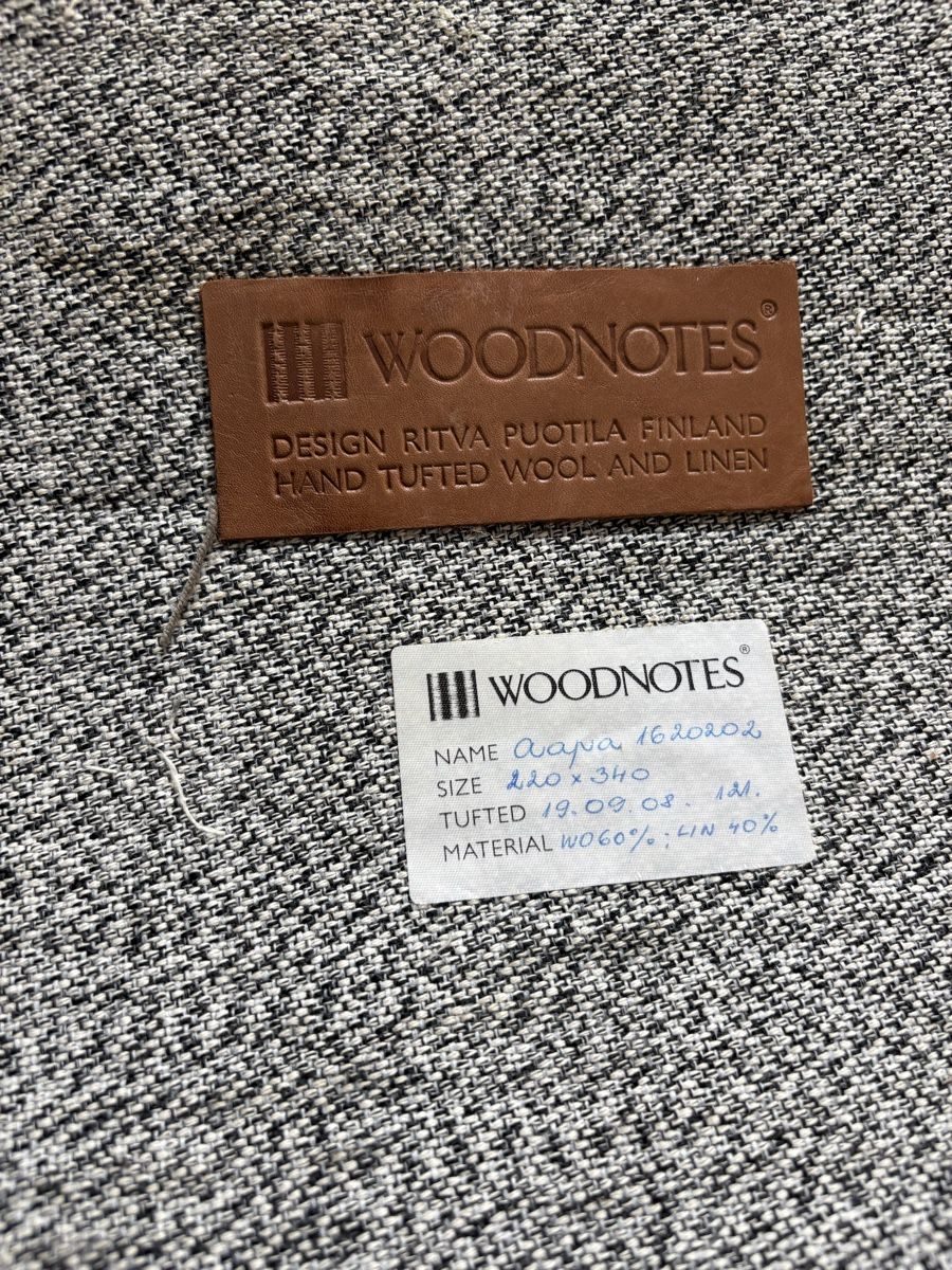 Tappeti: Woodnotes Aapa Designerteppich - Warm Grey – Usato da Basel venduto da Mathis44 1