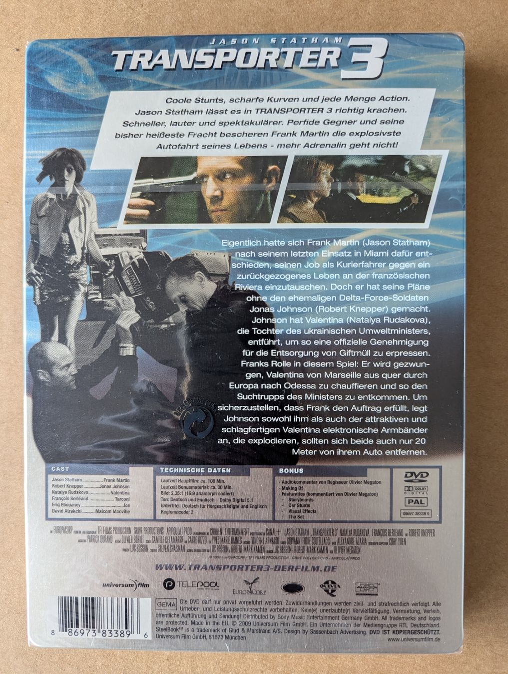 Tutti i DVDs: The Transporter 3 – Nuovo e nell'imballaggio originale da Aarau venduto da usmichi 1