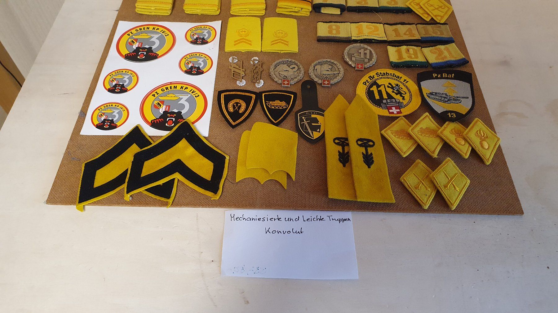 Schweizer Armee Uniformi: Konvolut Schweizer Armee Mech + Leichte Truppen – Usato da Richigen venduto da Auerhahn11 2