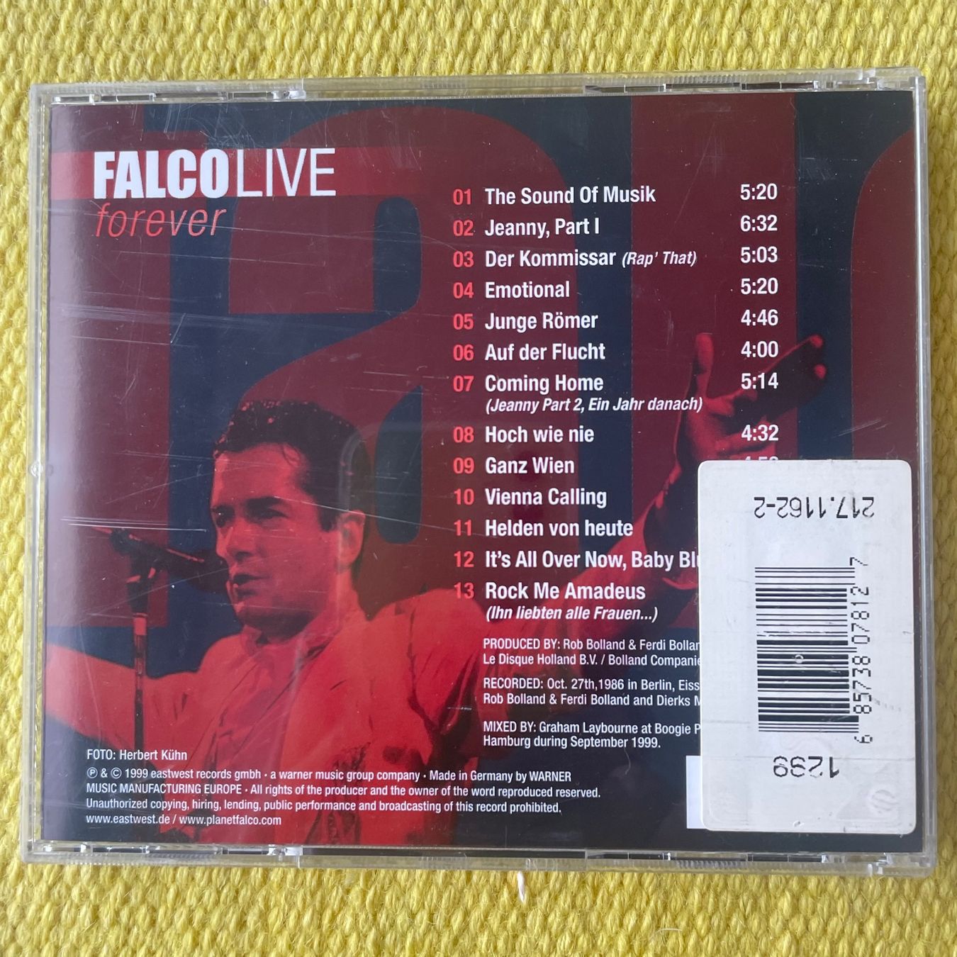 CD: FALCO-LIVE FOREVER – Usato da Rorschacherberg venduto da CD-Roli 1