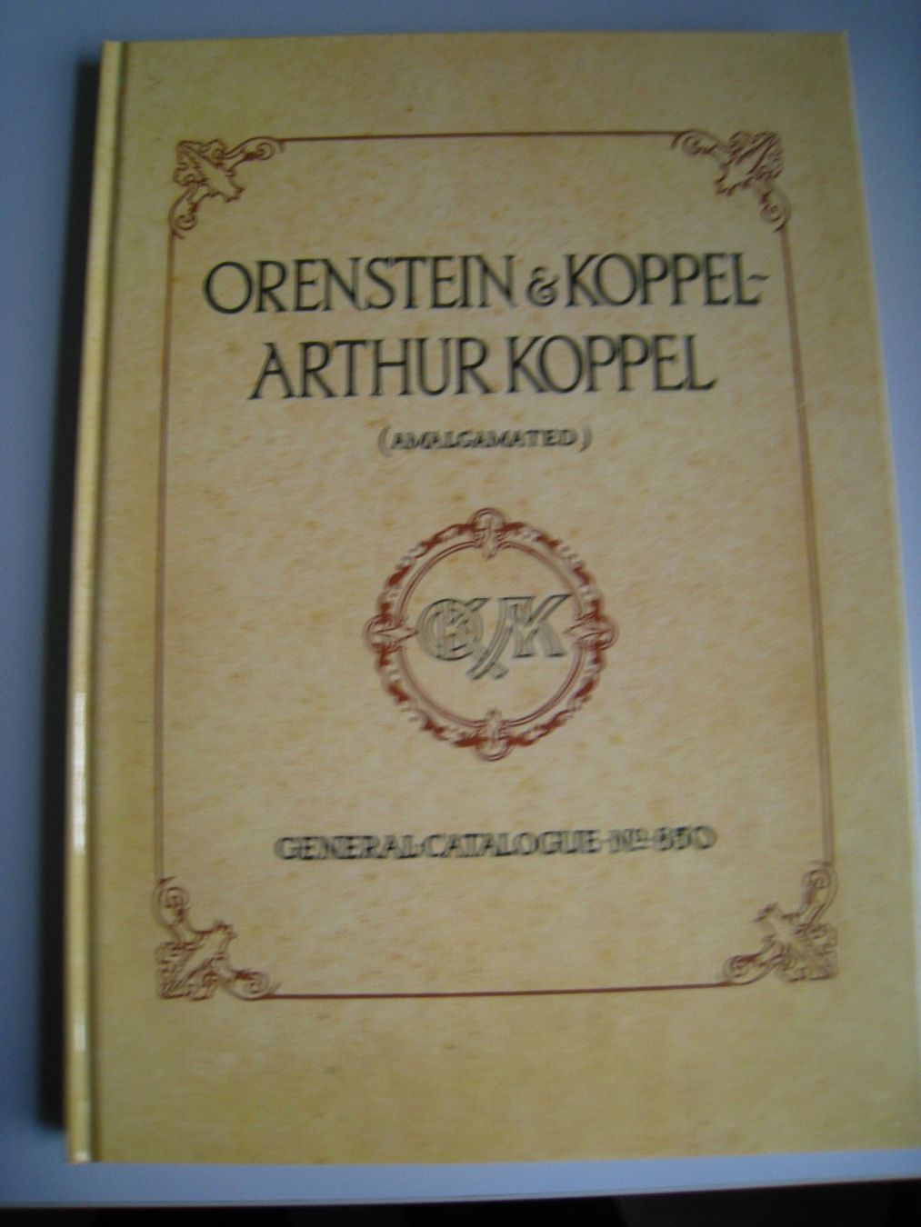 Bücher: Orenstein & Koppel, General Catalogue Nummer 850 – Gebraucht aus Buchs ZH von swiss-train