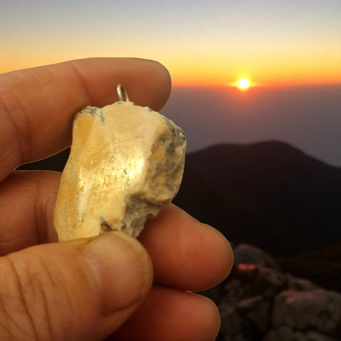 Pendentifs: Anhänger Schweizer Rosa Alabaster – Neuf avec emballage d'origine à Aarau par Schmuckhoehle_MD 8